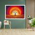 Vitality Bloom: Sunburst Tree - Wall Art Canvas WallArtVibes