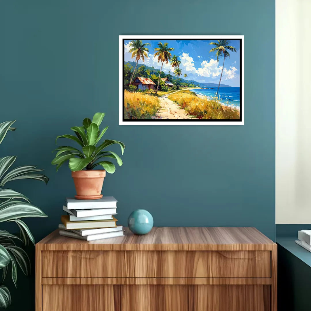 The Echoes of the Shore - Wall Art Canvas