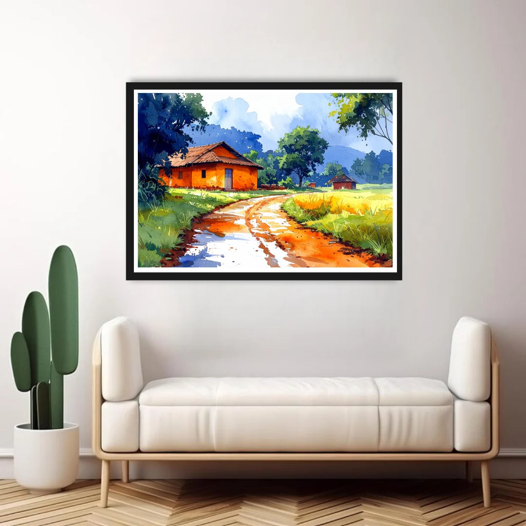 The Sunlit Afterglow - Wall Art Canvas