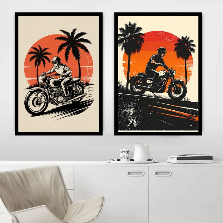 Where the Road Meets the Sun - Wall Art Canvas WallArtVibes