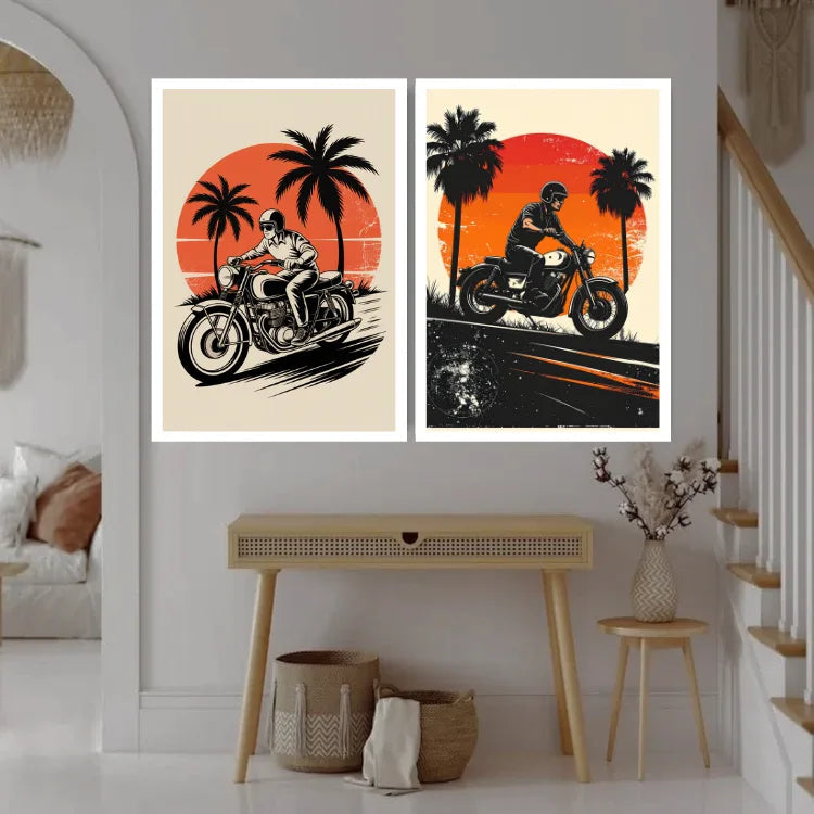 Where the Road Meets the Sun - Wall Art Canvas WallArtVibes
