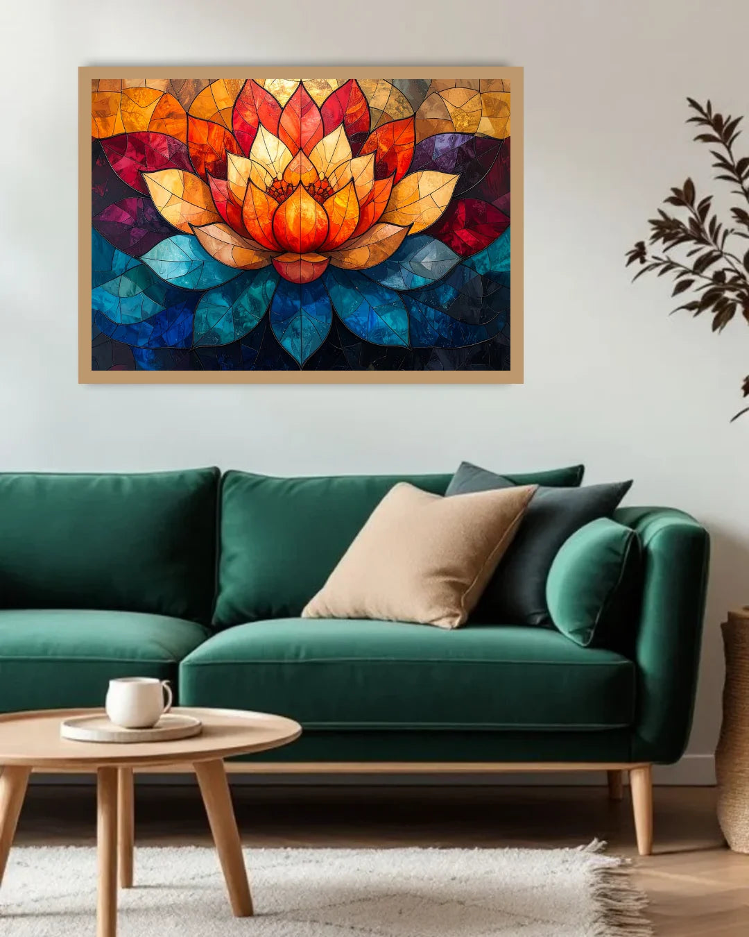 Colorful Lotus Flower Art - Wall Art Canvas