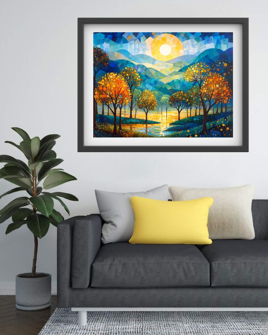 Abstract Nature Landscape - Wall Art Canvas