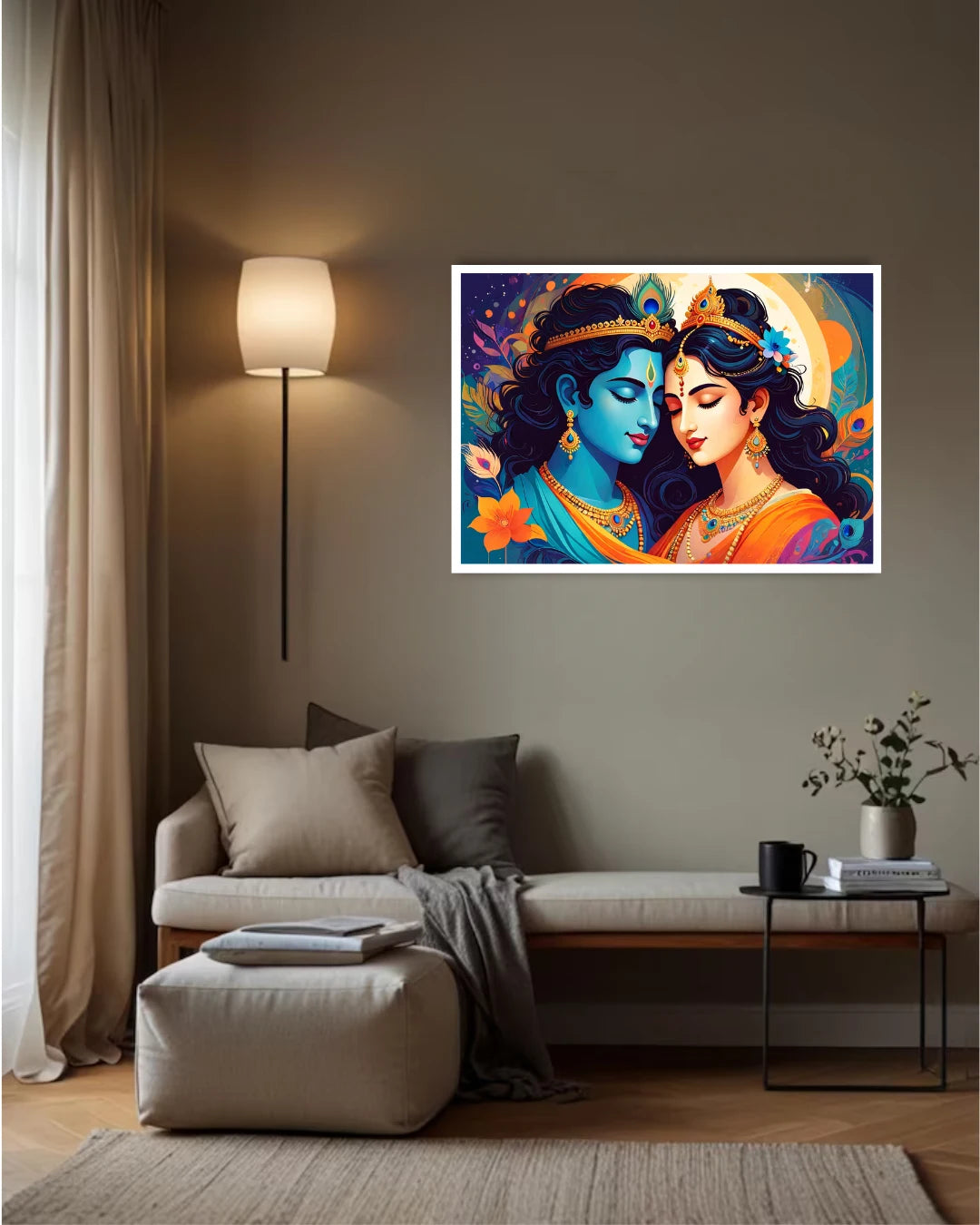 Elegant Couple Portrait - Wall Art Canvas