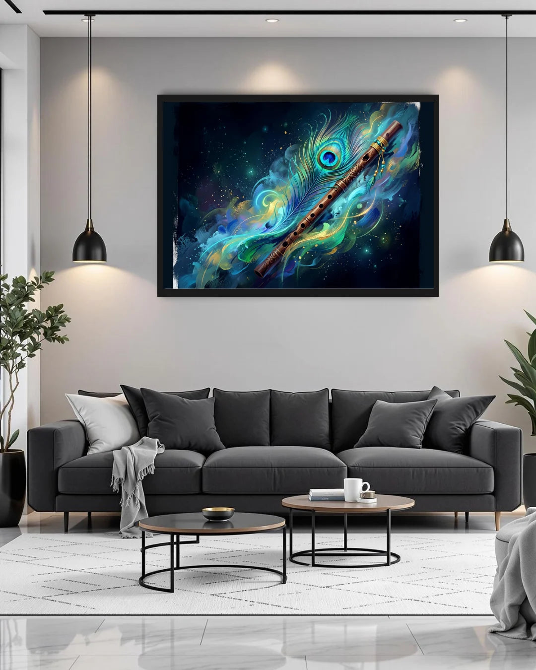 Galaxy Abstract Space Art - Wall Art Canvas