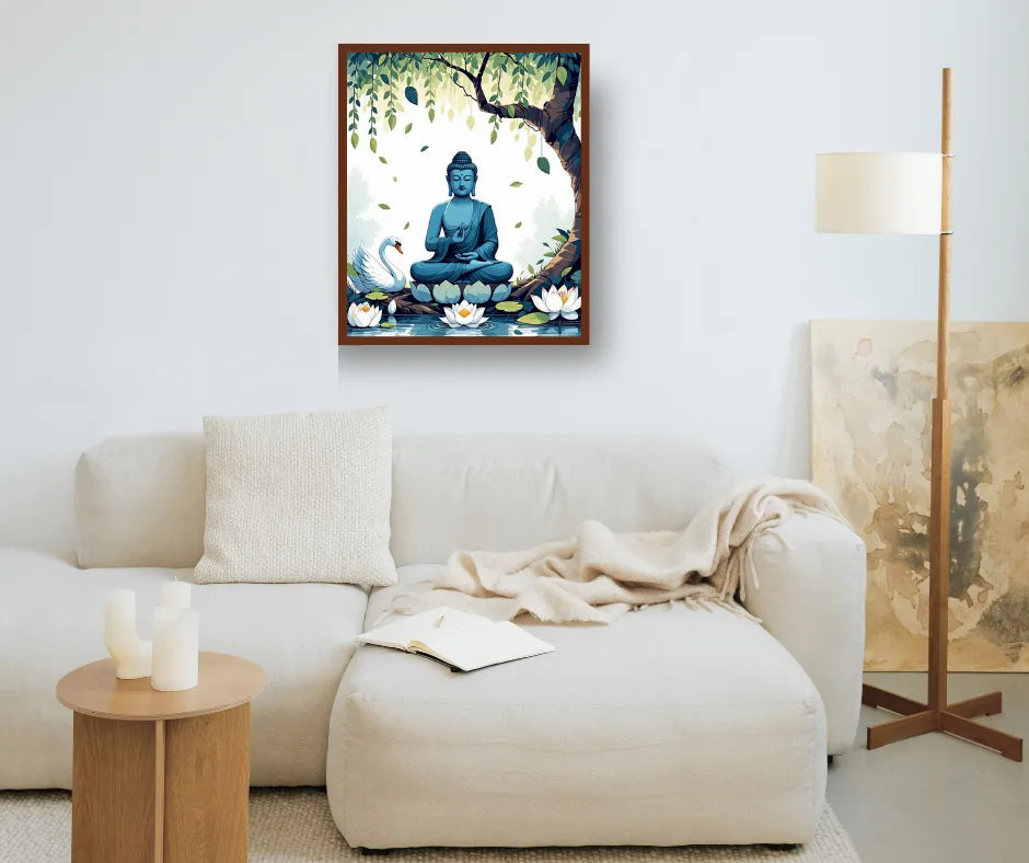 Zen Spiritual Garden Canvas Wall Art