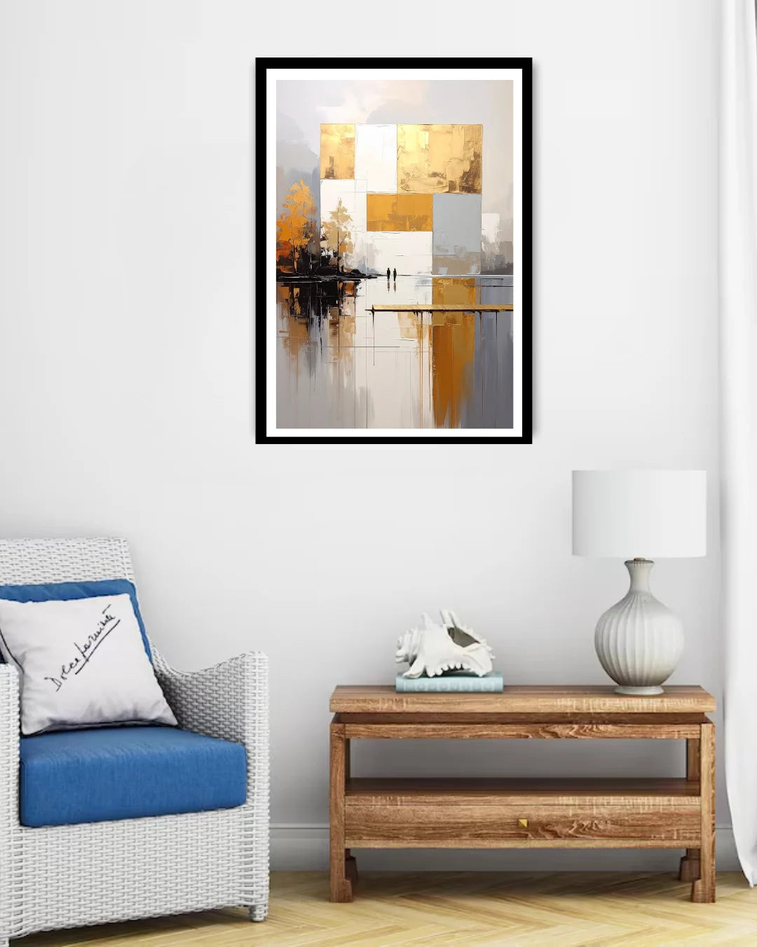 Luxury Gold Abstract Texture - Wall Art Canvas
