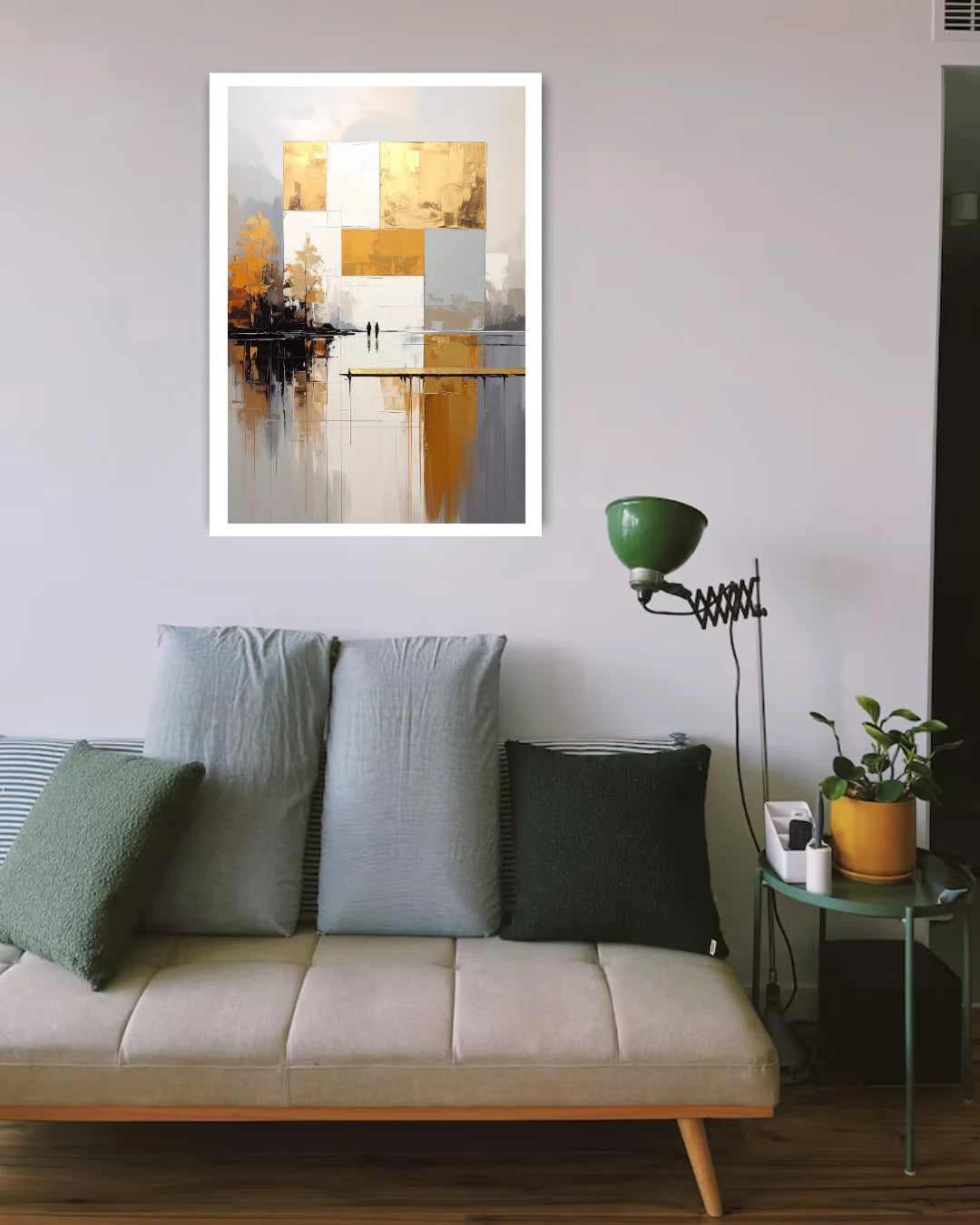 Luxury Gold Abstract Texture - Wall Art Canvas