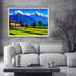 Mountain landscape countryside canvas wall art painting
