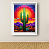 Boho Cactus - Wall Art Canvas WallArtVibes