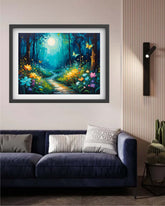 Abstract Forest Light - Wall Art Canvas WallArtVibes