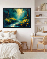 Abstract Forest Stream - Wall Art Canvas WallArtVibes