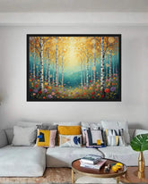 Abstract Nature Forest - Wall Art Canvas WallArtVibes