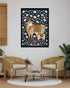 Spiritual Calm : Cow & Calf Scene - Wall Art Canvas WallArtVibes