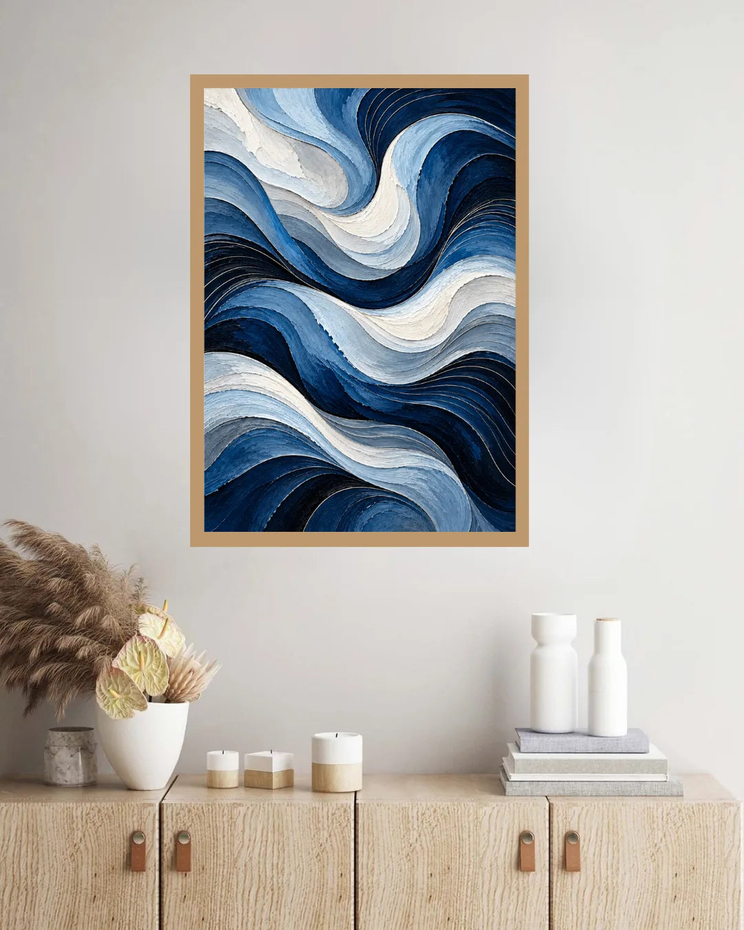 Ocean Waves Abstract – Wall Art Canvas