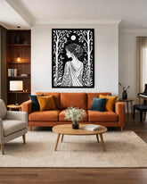 Mystic Woman Silhouette Art - Wall Art Canvas WallArtVibes