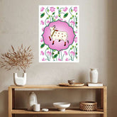 Positive Energy Cow – Wall Art Canvas WallArtVibes