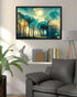 Moonlit Forest Modern - Wall Art Canvas WallArtVibes