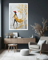 Elegant Lady Abstract Art - Wall Art Canvas WallArtVibes