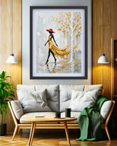 Elegant Lady Abstract Art - Wall Art Canvas WallArtVibes