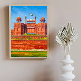 Lal Qila Red Fort canvas wall painting
