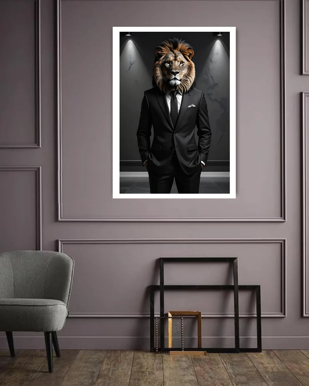 Luxury Modern Animal Portrait Canvas - Wall Art Canvas