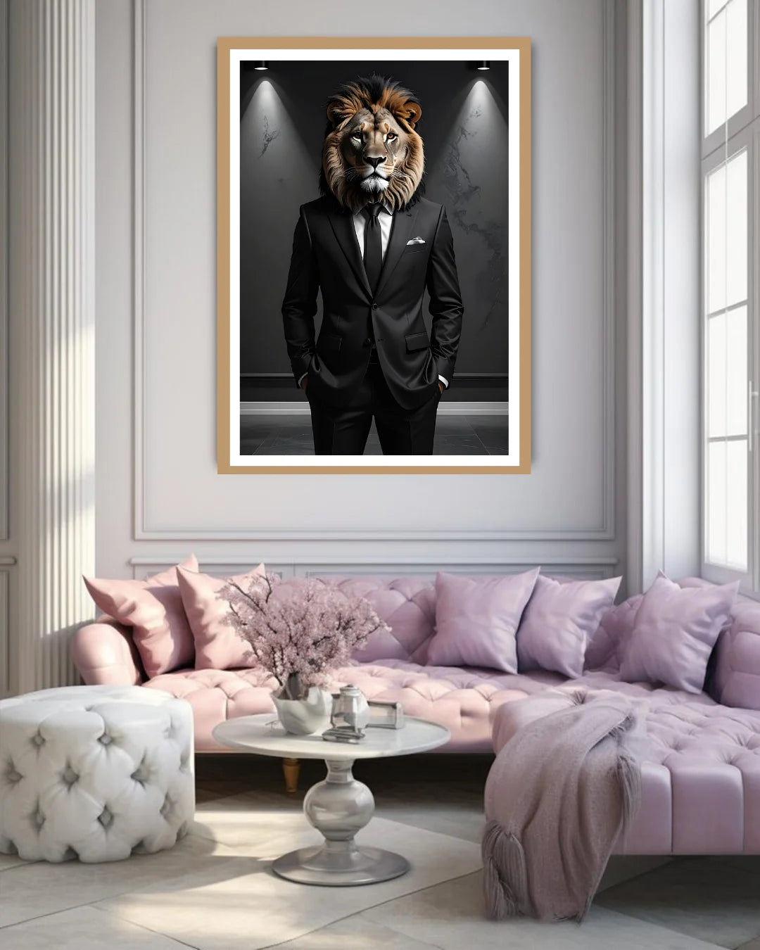 Luxury Modern Animal Portrait Canvas - Wall Art Canvas
