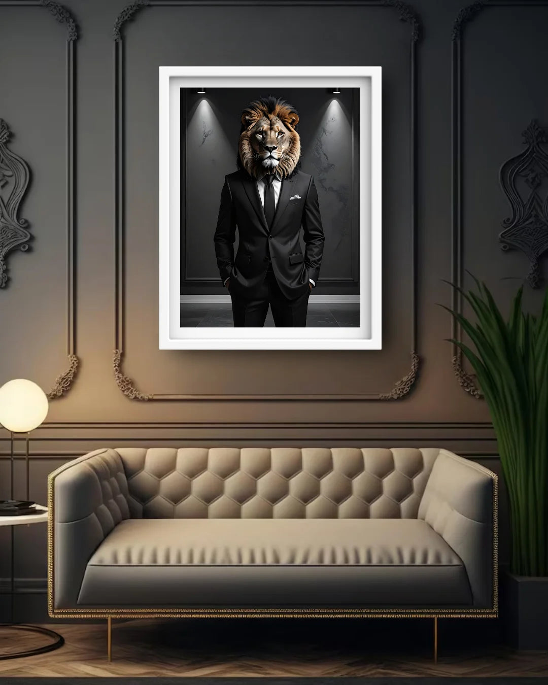 Luxury Modern Animal Portrait Canvas - Wall Art Canvas