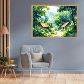 The Nature Feels Like Home - Wall Art Canvas WallArtVibes
