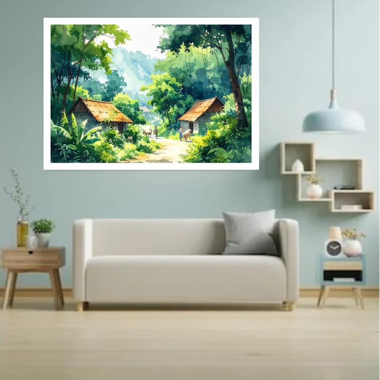 The Nature Feels Like Home - Wall Art Canvas WallArtVibes