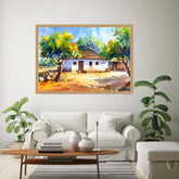 The Whispers of a Quiet Village - Wall Art Canvas WallArtVibes