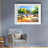 The Whispers of a Quiet Village - Wall Art Canvas WallArtVibes