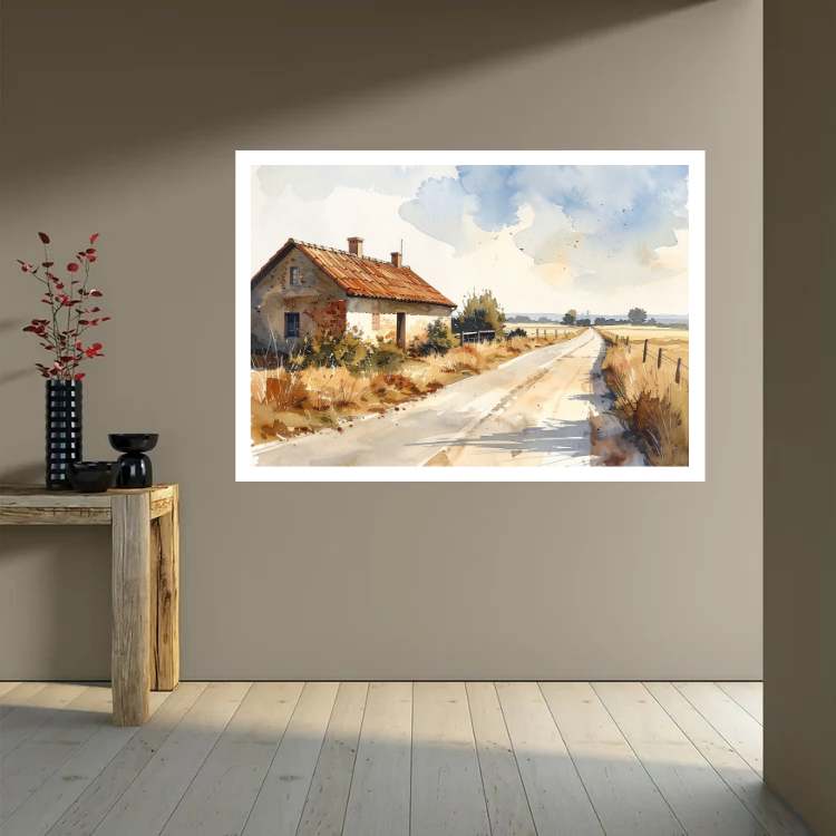 The Road of Quiet Memories - Wall Art Canvas WallArtVibes