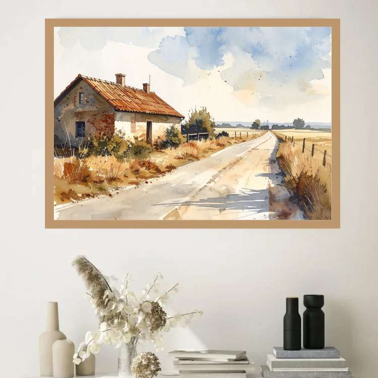 The Road of Quiet Memories - Wall Art Canvas WallArtVibes