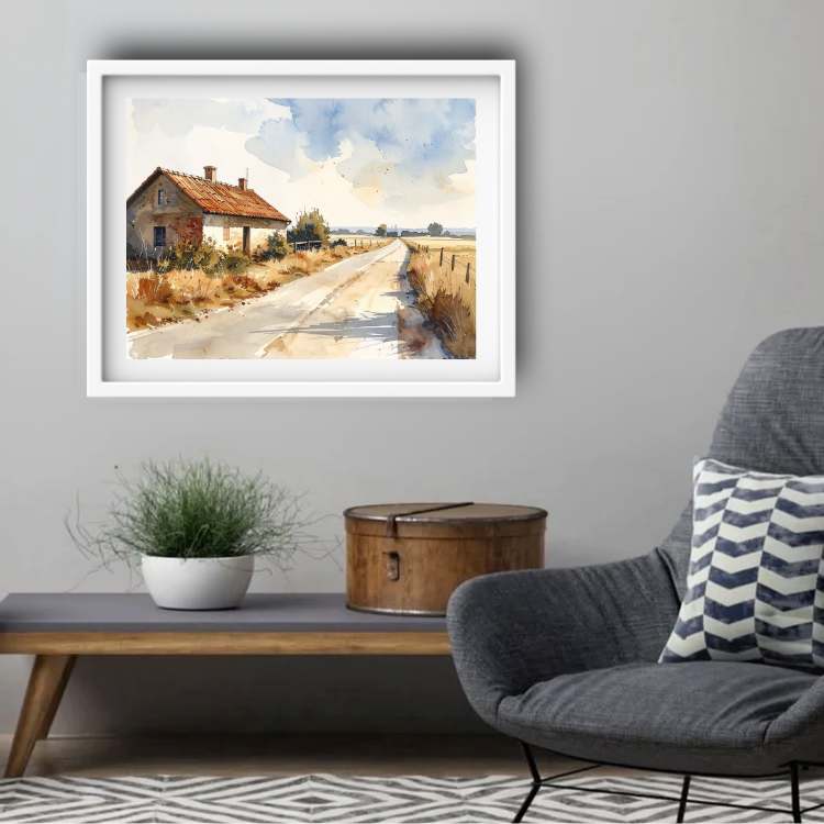 The Road of Quiet Memories - Wall Art Canvas WallArtVibes