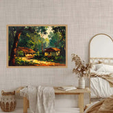 The Golden Solitude - Wall Art Canvas WallArtVibes