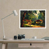 The Golden Solitude - Wall Art Canvas WallArtVibes
