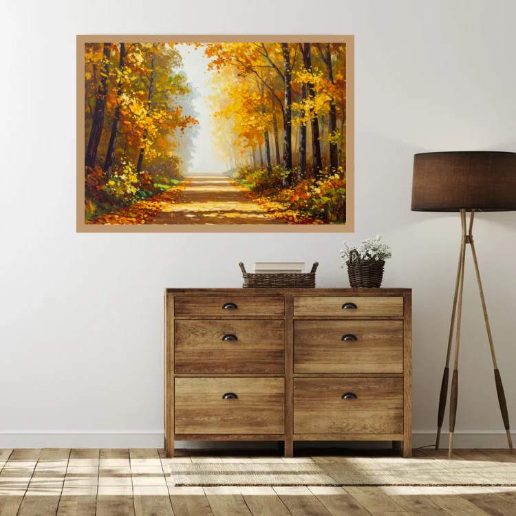 The Autumn’s Golden Glow - Wall Art Canvas WallArtVibes