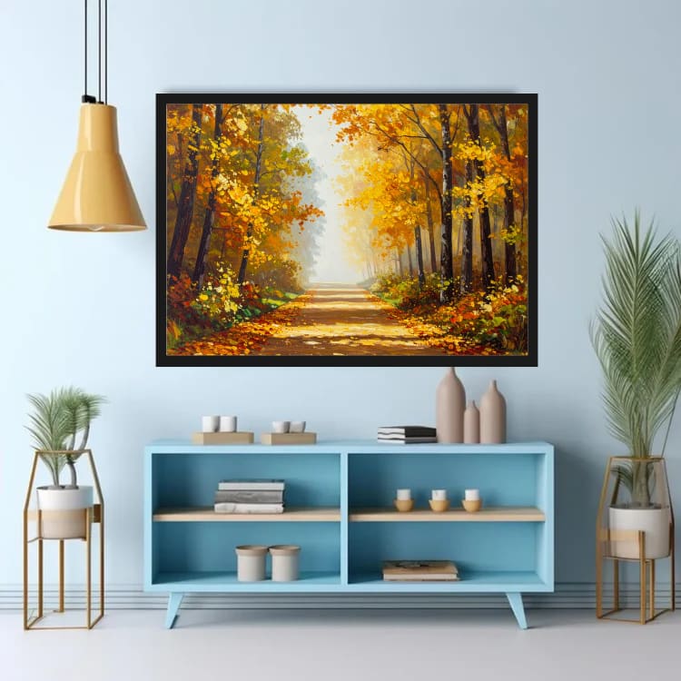The Autumn’s Golden Glow - Wall Art Canvas WallArtVibes