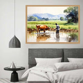 The Gentle Herder - Wall Art Canvas WallArtVibes