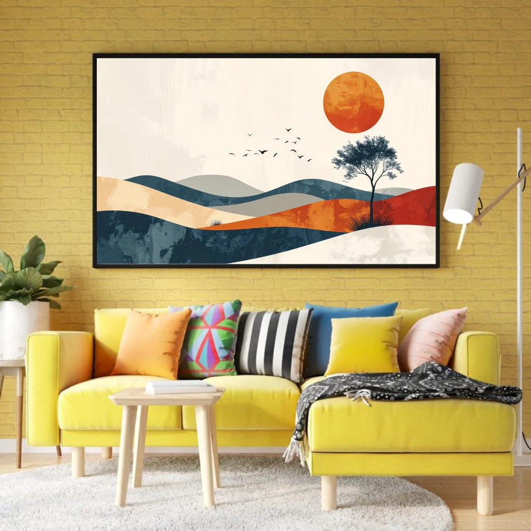 Serenade of Sun &amp; Valley - Wall Art Canvas