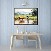 The Gentle Herder - Wall Art Canvas WallArtVibes