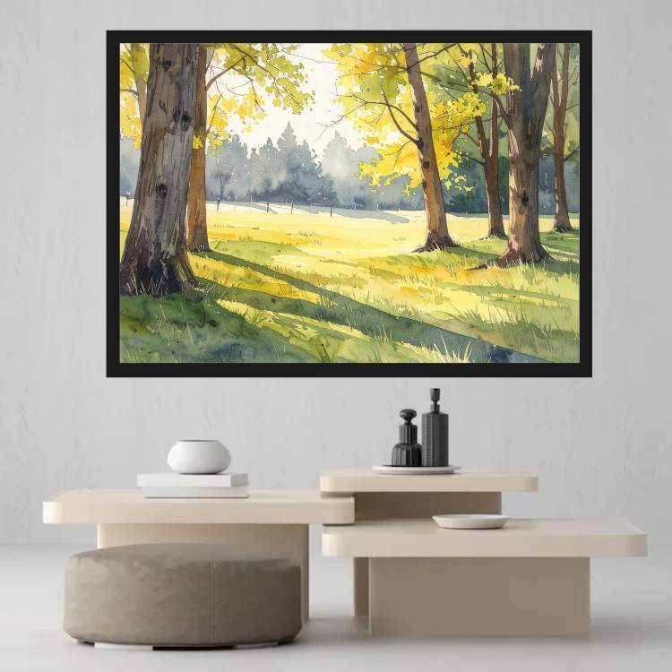 The Golden Hour Grove - Wall Art Canvas WallArtVibes
