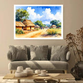 The Echoes of the Village Road - Wall Art Canvas WallArtVibes