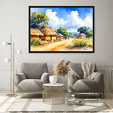 The Echoes of the Village Road - Wall Art Canvas WallArtVibes
