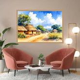 The Echoes of the Village Road - Wall Art Canvas WallArtVibes