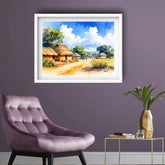 The Echoes of the Village Road - Wall Art Canvas WallArtVibes