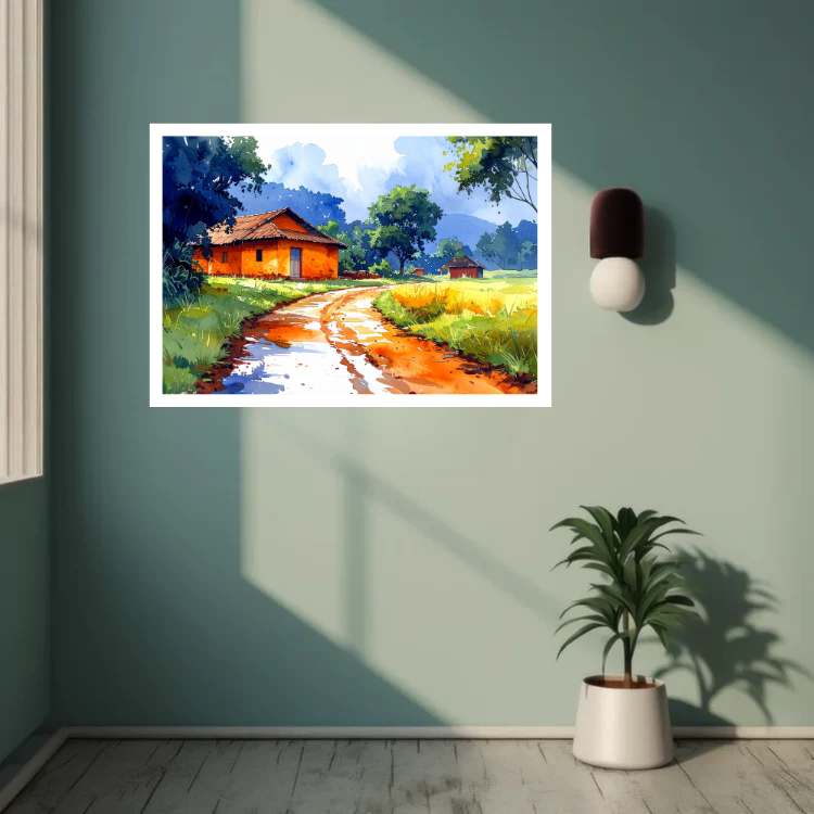 The Sunlit Afterglow - Wall Art Canvas WallArtVibes