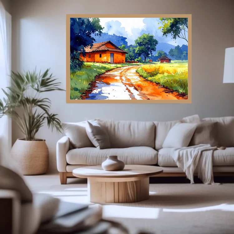 The Sunlit Afterglow - Wall Art Canvas WallArtVibes
