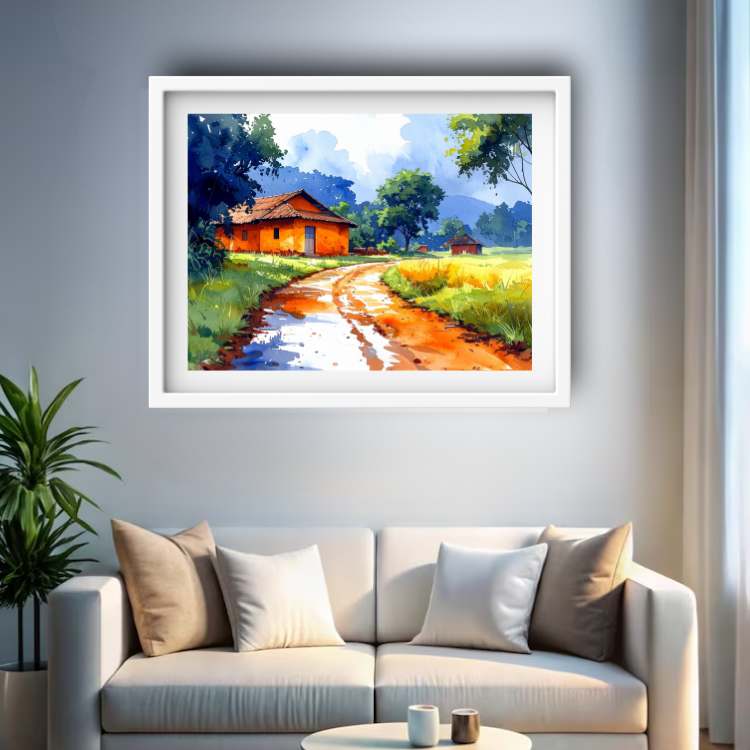The Sunlit Afterglow - Wall Art Canvas WallArtVibes